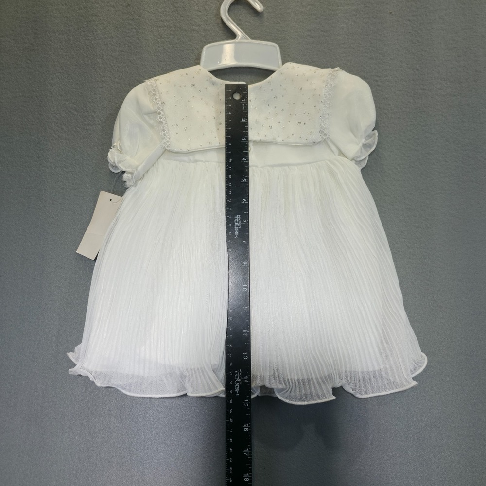 Unik Baby White Dress with Red Roses Size 2‎ NWT - Picture 4 of 5